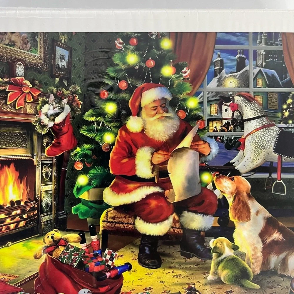 Merry Christmas Santa Claus Christmas Puzzle Christmas‎ Night
